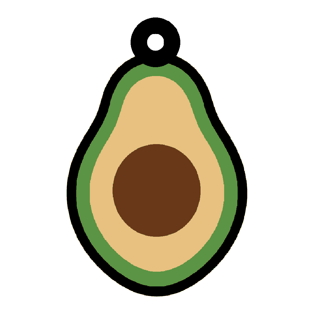 Avocado half